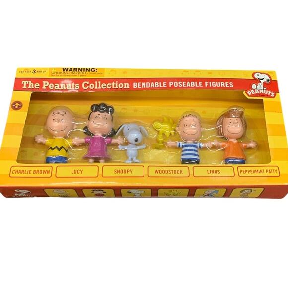 The Peanuts Collection Bendable Passable Figures NEW in box - Picture 3 of 9